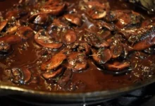 Red Wine Mushroom Sauce